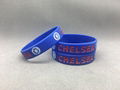 Football Club Team Silicone Wristband Rubber Bracelet