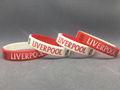 Football Club Team Silicone Wristband Rubber Bracelet