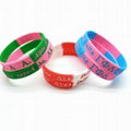 Kappa Kappa Psi Color Swirl Silicone Bracelet