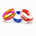 Kappa Kappa Psi Color Swirl Silicone Bracelet