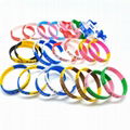 Kappa Kappa Psi Color Swirl Silicone Bracelet 7