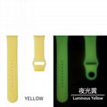 Glow in dark watch strap Colorful soft Silicone Night Lights watchband Strap 4