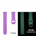 Glow in dark watch strap Colorful soft Silicone Night Lights watchband Strap 8