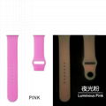 Glow in dark watch strap Colorful soft Silicone Night Lights watchband Strap 9