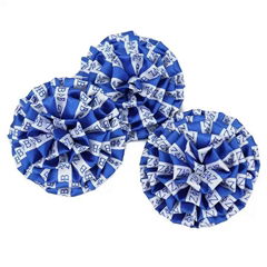 Blue White Striped Zeta Phi Beta Greek Sorority Brooches Flower Corsage Pin