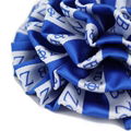 Blue White Striped Zeta Phi Beta Greek Sorority Brooches Flower Corsage Pin