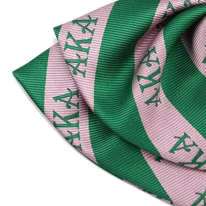  Pink And Green Sorority Masonic Chi Eta Phi Custom Women Bowtie 3