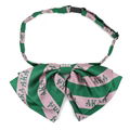  Pink And Green Sorority Masonic Chi Eta Phi Custom Women Bowtie