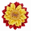 Corsage AKA TOLD SGRHO CHI ETA  Ribbon Flower Sorority PIN Delta Brooch For Lady 2