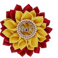 Corsage AKA TOLD SGRHO CHI ETA  Ribbon Flower Sorority PIN Delta Brooch For Lady