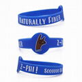 Royal blue Finer rubber bracelets