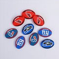 Sports Silicone Beads Rugby Team Silicone Carton Beads Baby Pacifier penKeychain