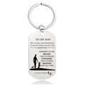 Mother's Day Father's Day Graduation Season Christmas Gift Engraved Metal Keycha