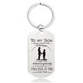 Mother's Day Father's Day Graduation Season Christmas Gift Engraved Metal Keycha