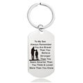 Mother's Day Father's Day Graduation Season Christmas Gift Engraved Metal Keycha