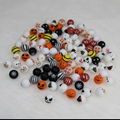 Round Beads Toy Cross Focal Printed Baby Silicon Teething Beads 15 mm For Pen  8