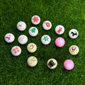 Round Beads Toy Cross Focal Printed Baby Silicon Teething Beads 15 mm For Pen  11