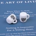 Baby Silicone Mini Coffee Mug Silicone Focal Beads For Pen Keychain Making 9