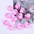 Baby Silicone Mini Coffee Mug Silicone Focal Beads For Pen Keychain Making 18