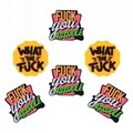  Silicone Beads Chew Character Focal Beads Christmas Western Bad Words Horror  4