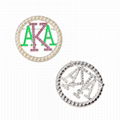 Green and pink AKA Paraphernalia Sorority Gifts Brooch Pin Sorority Gifts 4