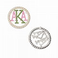 Green and pink AKA Paraphernalia Sorority Gifts Brooch Pin Sorority Gifts