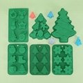 Xmas Themed Christmas Silicone Chocolate Candy Baking   Molds
