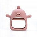 Silicone Baby Teether Toy Anti-Drop Silicone Mitten Teething Toy for Soothing 