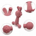 3D Kids Sensory Chew Autism Bunny Teether Baby Teething Toy 8