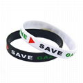  Save Gaza Free Palestine Flag Rubber Silicone Bracelet Unisex Wristband 10