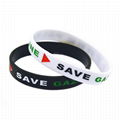  Save Gaza Free Palestine Flag Rubber Silicone Bracelet Unisex Wristband