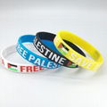  Save Gaza Free Palestine Flag Rubber Silicone Bracelet Unisex Wristband 13