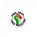 FREE PALESTINE free GAZA buttons pins