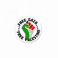 FREE PALESTINE free GAZA buttons pins badges