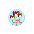 FREE PALESTINE free GAZA buttons pins badges