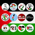 FREE PALESTINE free GAZA buttons pins badges 13