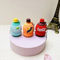 Bottle shape Coca-Cola Pepsi Sprite Minute Maid Strawberry RIO Drinks Keychain