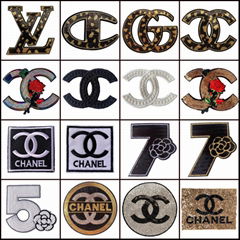            YL            Logo Glitter Patches