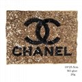 Chanel LV SYL Dior Gucci Logo Glitter Patches