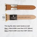 Alert ID Tag for watch band engraved apple watch safety plate