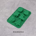  Christmas Silicone Molds, Large Size Xmas Baking Mold for Mini Cakes, Handmade 