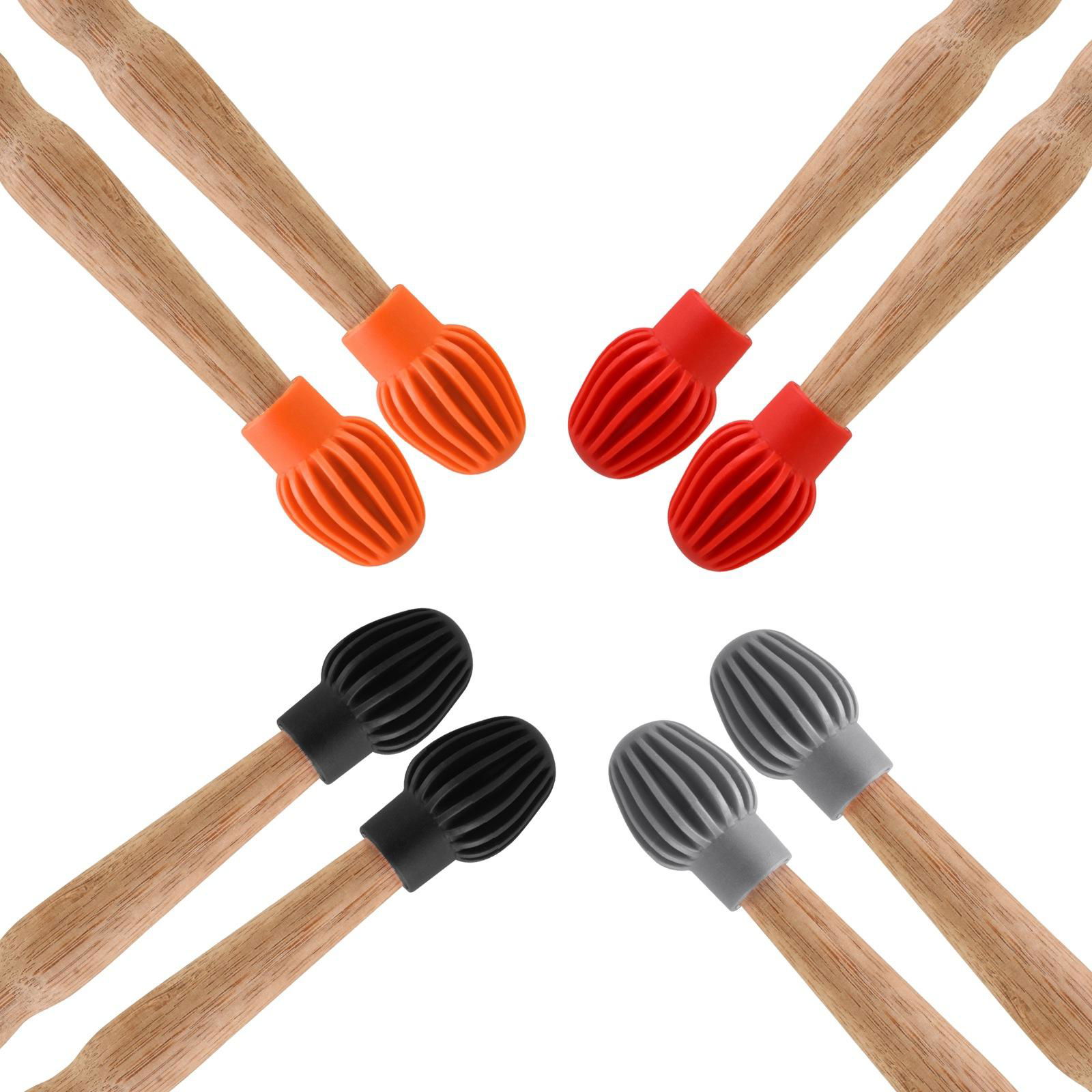 Drum Mute Drum Dampener Silicone Drumstick Silent Practice Tips