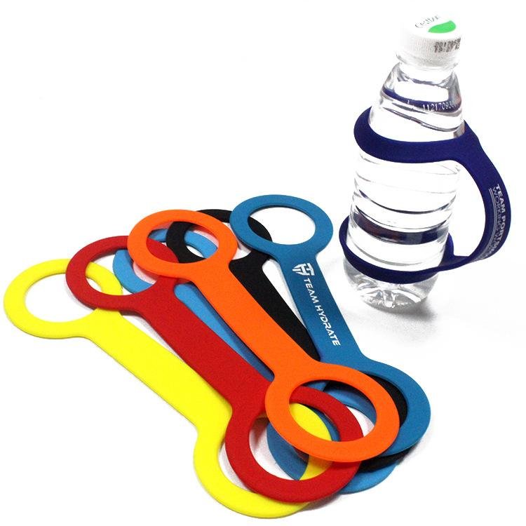 Silicone Water Bottle Carrier Grip Water Handle Grip Cup Strap