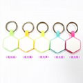 Glow Silicone Name ID Tag Reflective Tags for Cat and Dog