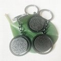Inspire jewelry Stainless Steel Shahada Keychain Spinning keychain Disc 6