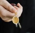 Inspire jewelry Stainless Steel Shahada Keychain Spinning keychain Disc