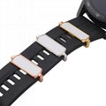 watch band charms sublimation photo metal charms for smart watch band