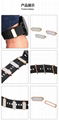 watch band charms sublimation photo metal charms for smart watch band