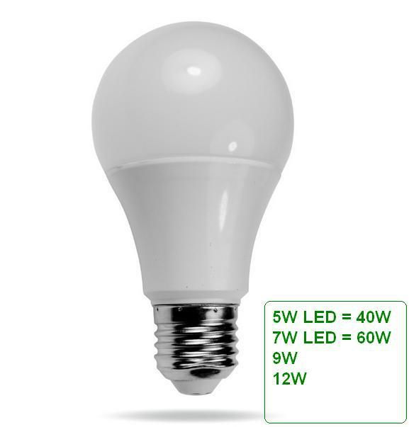 LED SMD Bulb A60  5W 7W 9W 12W 3