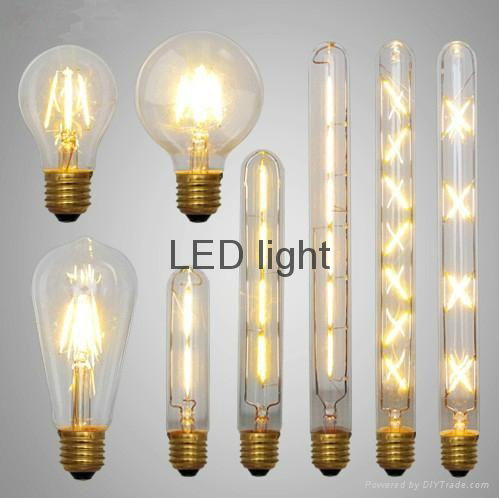 LED Filament Bulb E27 E14 dimmable 8W 10W 12W A60 A19 G125 ST64 C35 T30 2